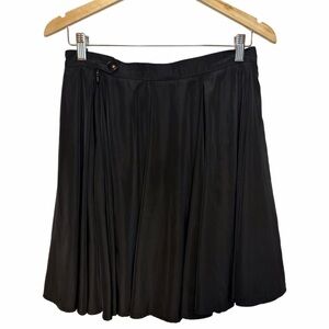 Vintage American Apparel Black Pleated Skirt – Made in USA
